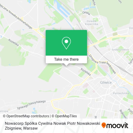 Nowacorp Spółka Cywilna Nowak Piotr Nowakowski Zbigniew map