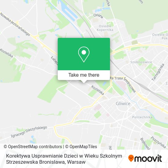 Korektywa Usprawnianie Dzieci w Wieku Szkolnym Strzeszewska Bronislawa map