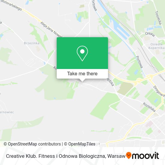 Creative Klub. Fitness i Odnowa Biologiczna map