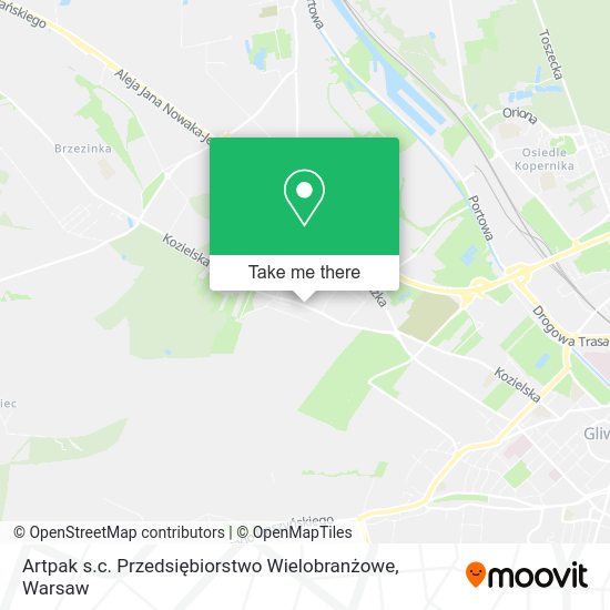 Artpak s.c. Przedsiębiorstwo Wielobranżowe map