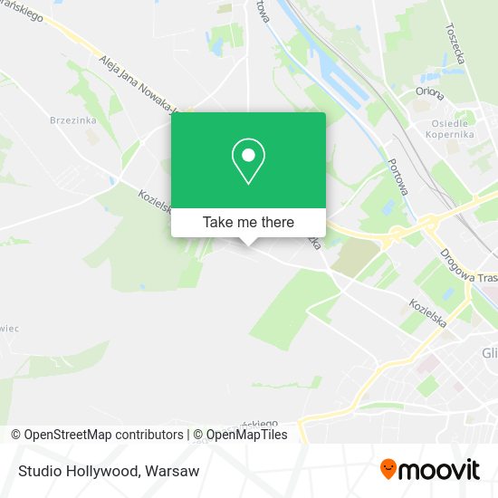 Studio Hollywood map