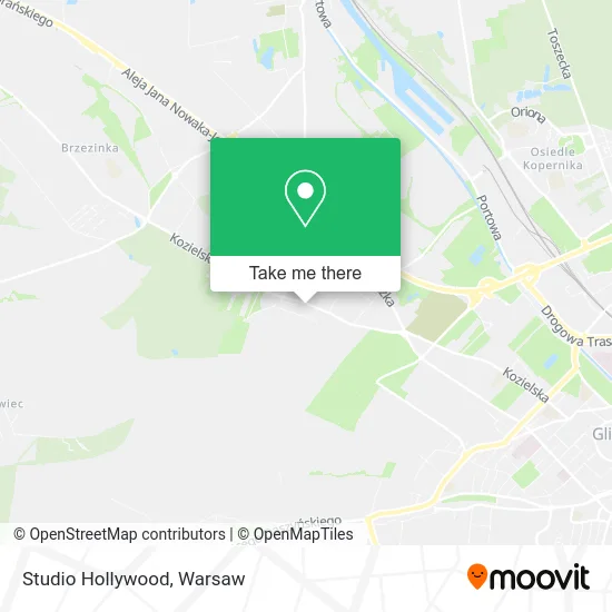 Studio Hollywood map