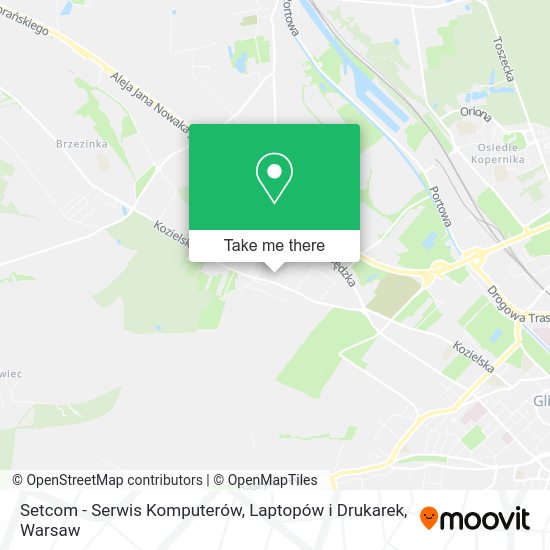 Setcom - Serwis Komputerów, Laptopów i Drukarek map