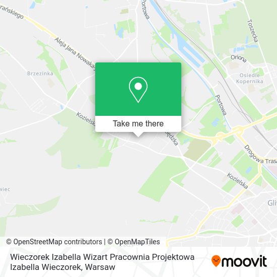 Wieczorek Izabella Wizart Pracownia Projektowa Izabella Wieczorek map