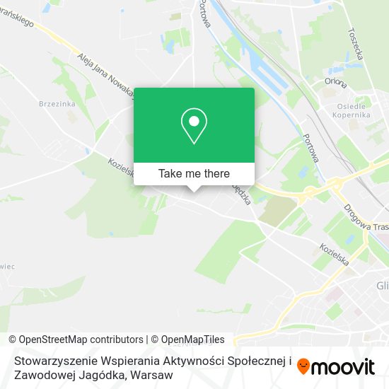 Stowarzyszenie Wspierania Aktywności Społecznej i Zawodowej Jagódka map