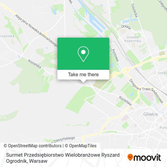 Surmet Przedsiębiorstwo Wielobranżowe Ryszard Ogrodnik map