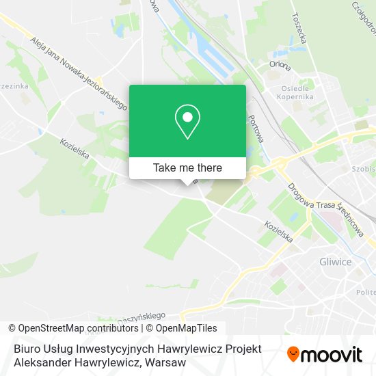 Biuro Usług Inwestycyjnych Hawrylewicz Projekt Aleksander Hawrylewicz map