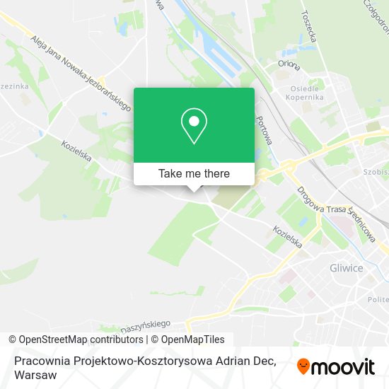 Pracownia Projektowo-Kosztorysowa Adrian Dec map