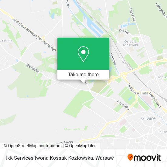 Ikk Services Iwona Kossak-Kozłowska map