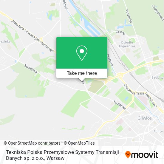 Tekniska Polska Przemysłowe Systemy Transmisji Danych sp. z o.o. map