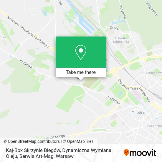 Kaj-Box Skrzynie Biegów, Dynamiczna Wymiana Oleju, Serwis Art-Mag map