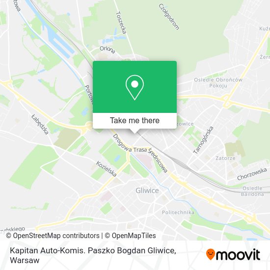 Kapitan Auto-Komis. Paszko Bogdan Gliwice map