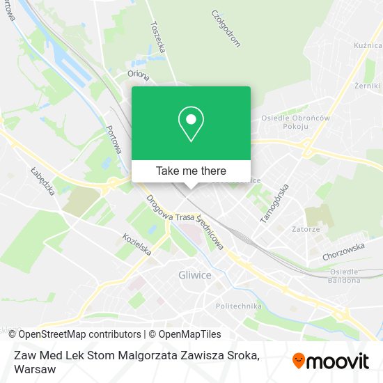 Zaw Med Lek Stom Malgorzata Zawisza Sroka map