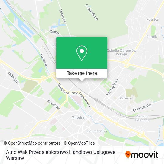 Карта Auto Wak Przedsiebiorstwo Handlowo Uslugowe