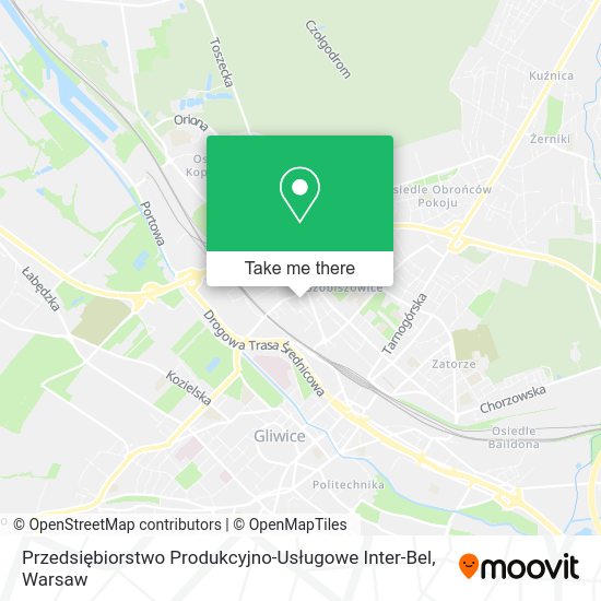 Przedsiębiorstwo Produkcyjno-Usługowe Inter-Bel map