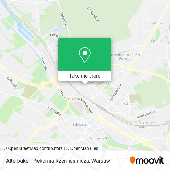 Alterbake - Piekarnia Rzemieślnicza map