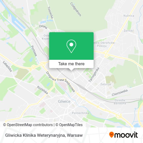 Gliwicka Klinika Weterynaryjna map