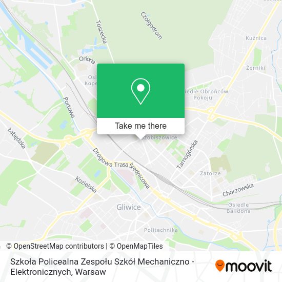 Szkoła Policealna Zespołu Szkół Mechaniczno - Elektronicznych map