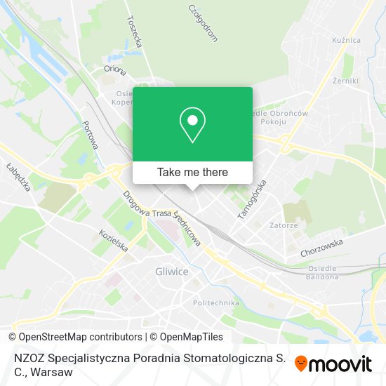 Карта NZOZ Specjalistyczna Poradnia Stomatologiczna S. C.