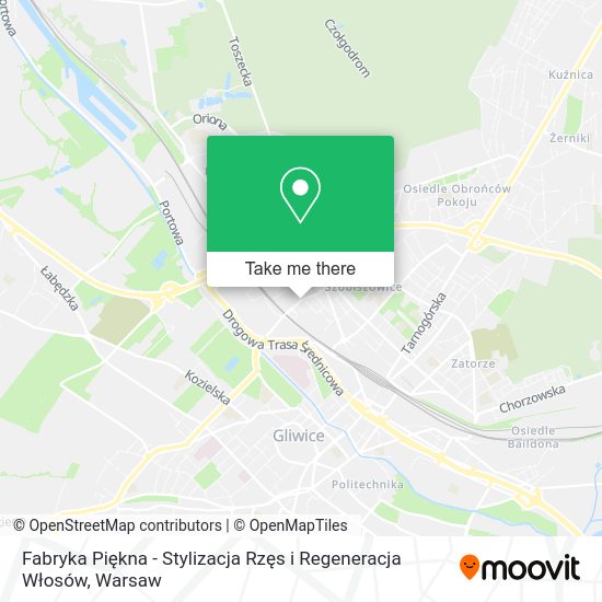 Fabryka Piękna - Stylizacja Rzęs i Regeneracja Włosów map