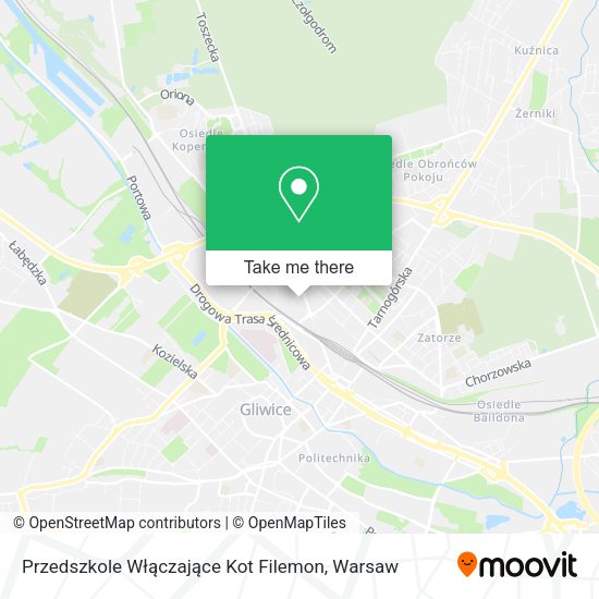 Przedszkole Włączające Kot Filemon map