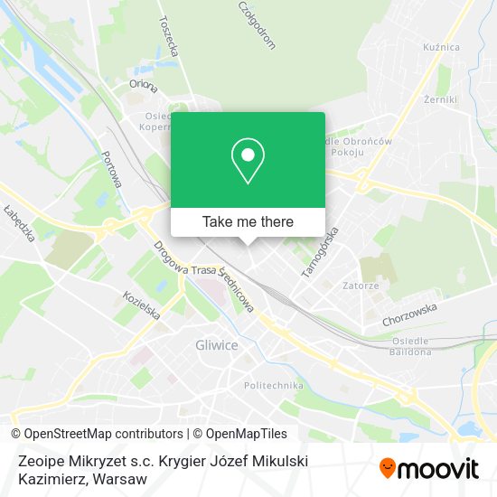 Zeoipe Mikryzet s.c. Krygier Józef Mikulski Kazimierz map