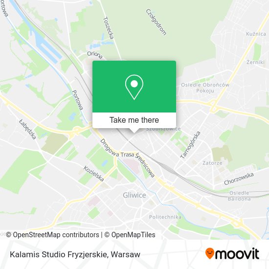 Kalamis Studio Fryzjerskie map