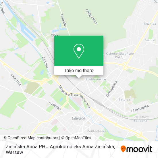 Zielińska Anna PHU Agrokompleks Anna Zielińska map