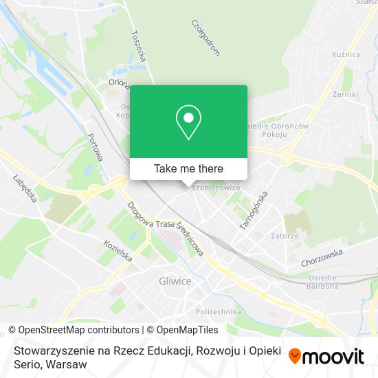 Stowarzyszenie na Rzecz Edukacji, Rozwoju i Opieki Serio map