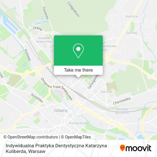 Indywidualna Praktyka Dentystyczna Katarzyna Kuliberda map