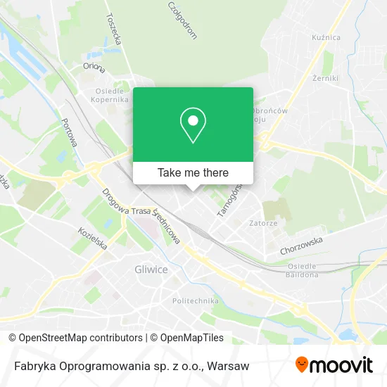 Карта Fabryka Oprogramowania sp. z o.o.