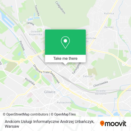 Andcom Usługi Informatyczne Andrzej Urbańczyk map