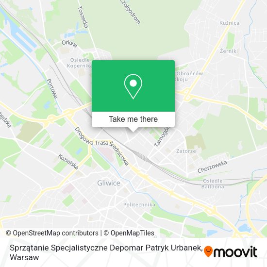 Карта Sprzątanie Specjalistyczne Depomar Patryk Urbanek