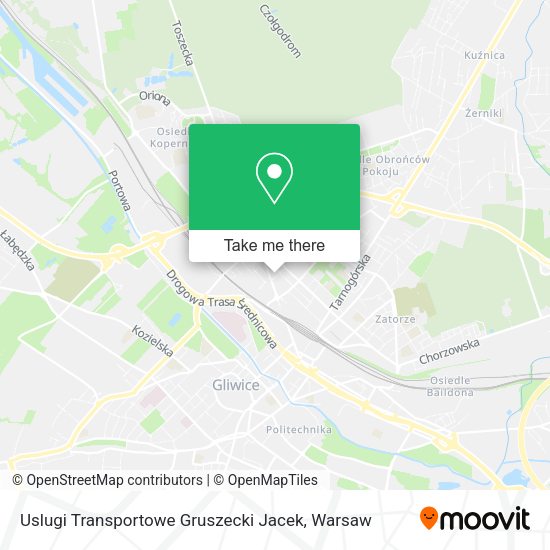 Uslugi Transportowe Gruszecki Jacek map