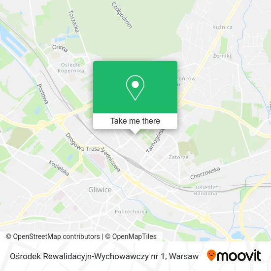 Карта Ośrodek Rewalidacyjn-Wychowawczy nr 1