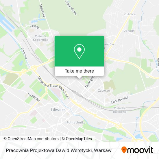 Pracownia Projektowa Dawid Weretycki map