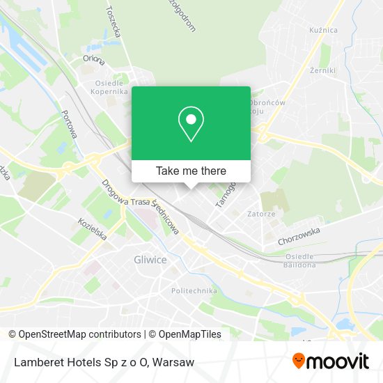 Lamberet Hotels Sp z o O map