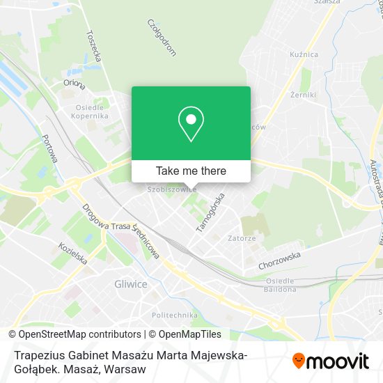 Trapezius Gabinet Masażu Marta Majewska-Gołąbek. Masaż map