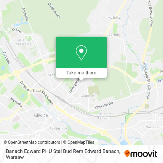 Карта Banach Edward PHU Stal Bud Rem Edward Banach