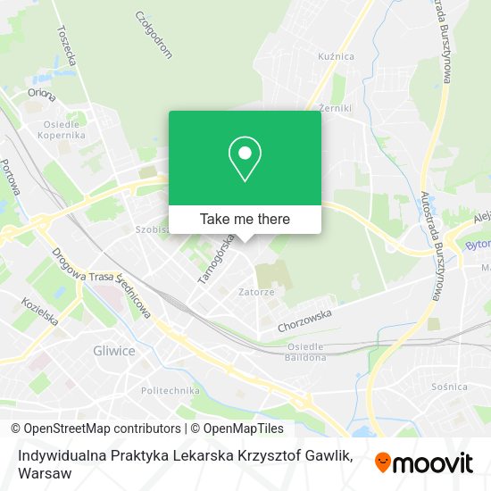 Indywidualna Praktyka Lekarska Krzysztof Gawlik map