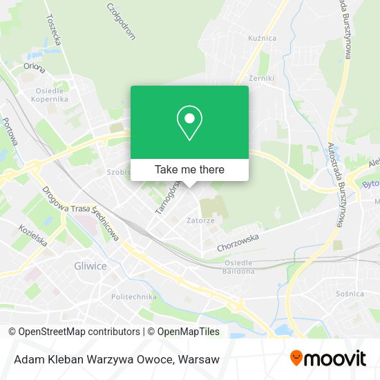 Adam Kleban Warzywa Owoce map