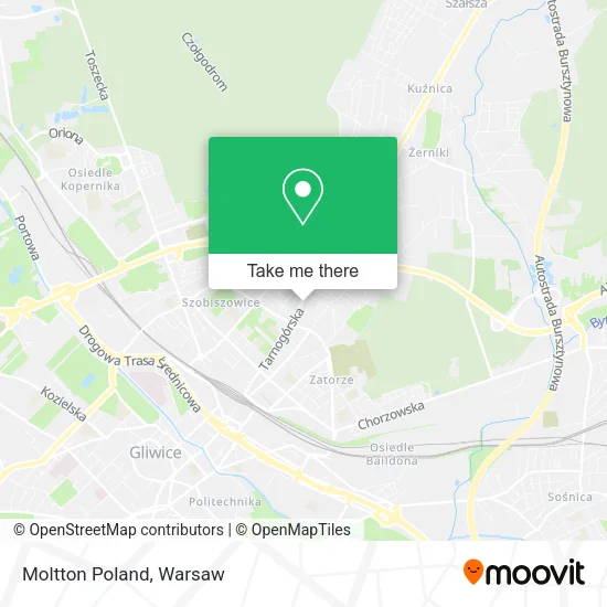 Карта Moltton Poland