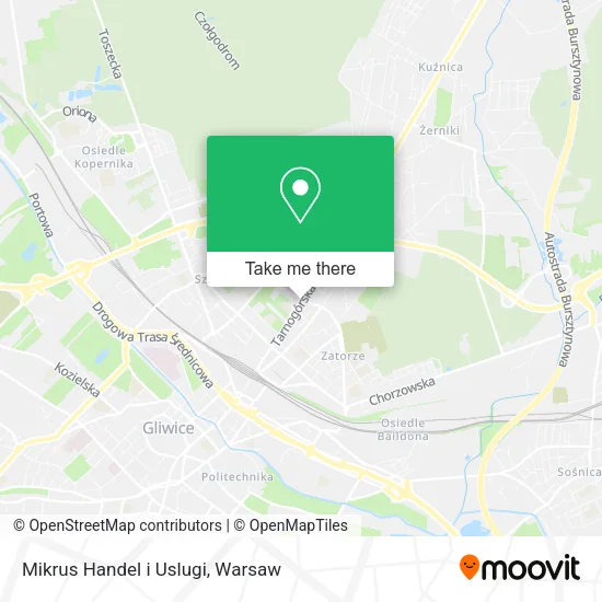 Карта Mikrus Handel i Uslugi