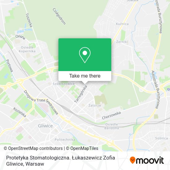 Protetyka Stomatologiczna. Łukaszewicz Zofia Gliwice map