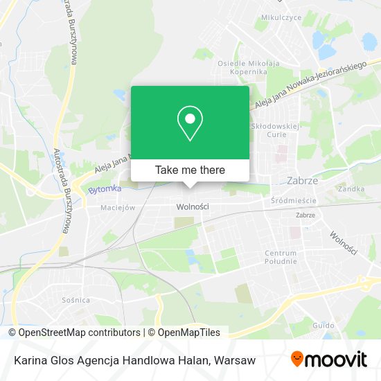 Karina Glos Agencja Handlowa Halan map