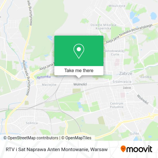 RTV i Sat Naprawa Anten Montowanie map