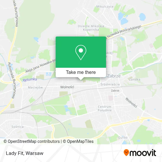 Lady Fit map