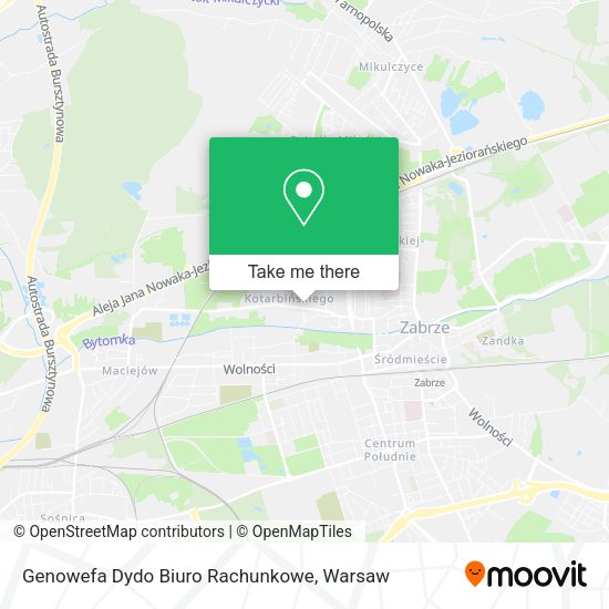 Genowefa Dydo Biuro Rachunkowe map