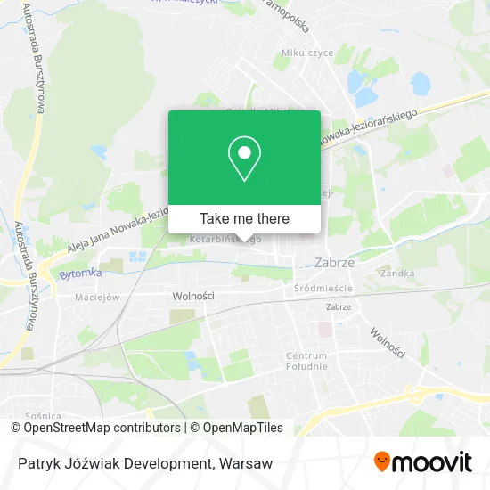 Карта Patryk Jóźwiak Development