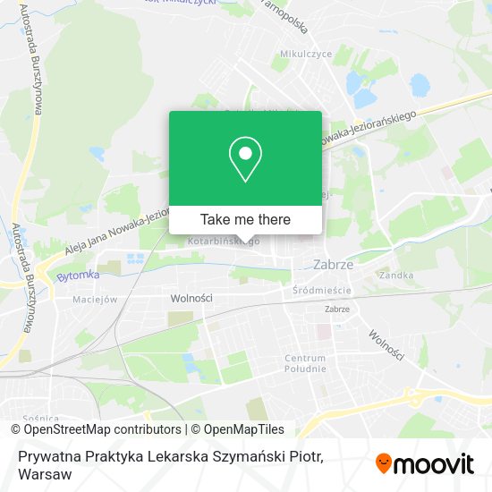 Prywatna Praktyka Lekarska Szymański Piotr map